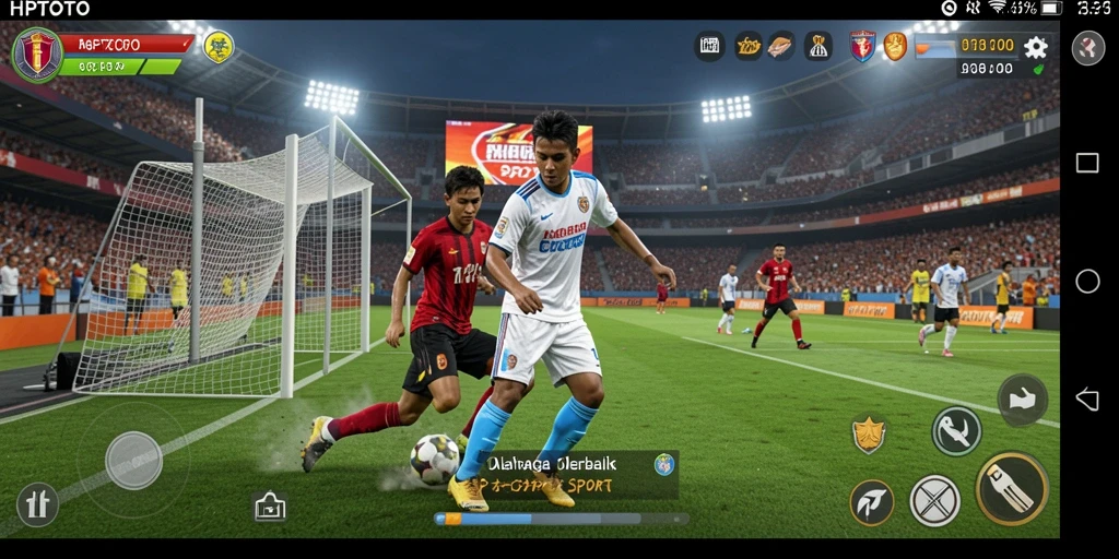 Tampilan menakjubkan dari gameplay HPTOTO dengan elemen olahraga.