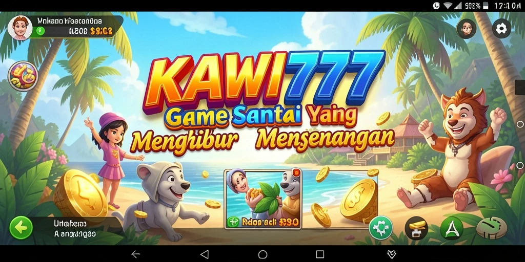 Tampilan gameplay menyenangkan dan interaktif dari KAWI777.